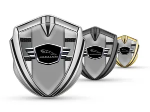 Jaguar Metallico Cupolato Emblema Personalizzabile Stile Forza